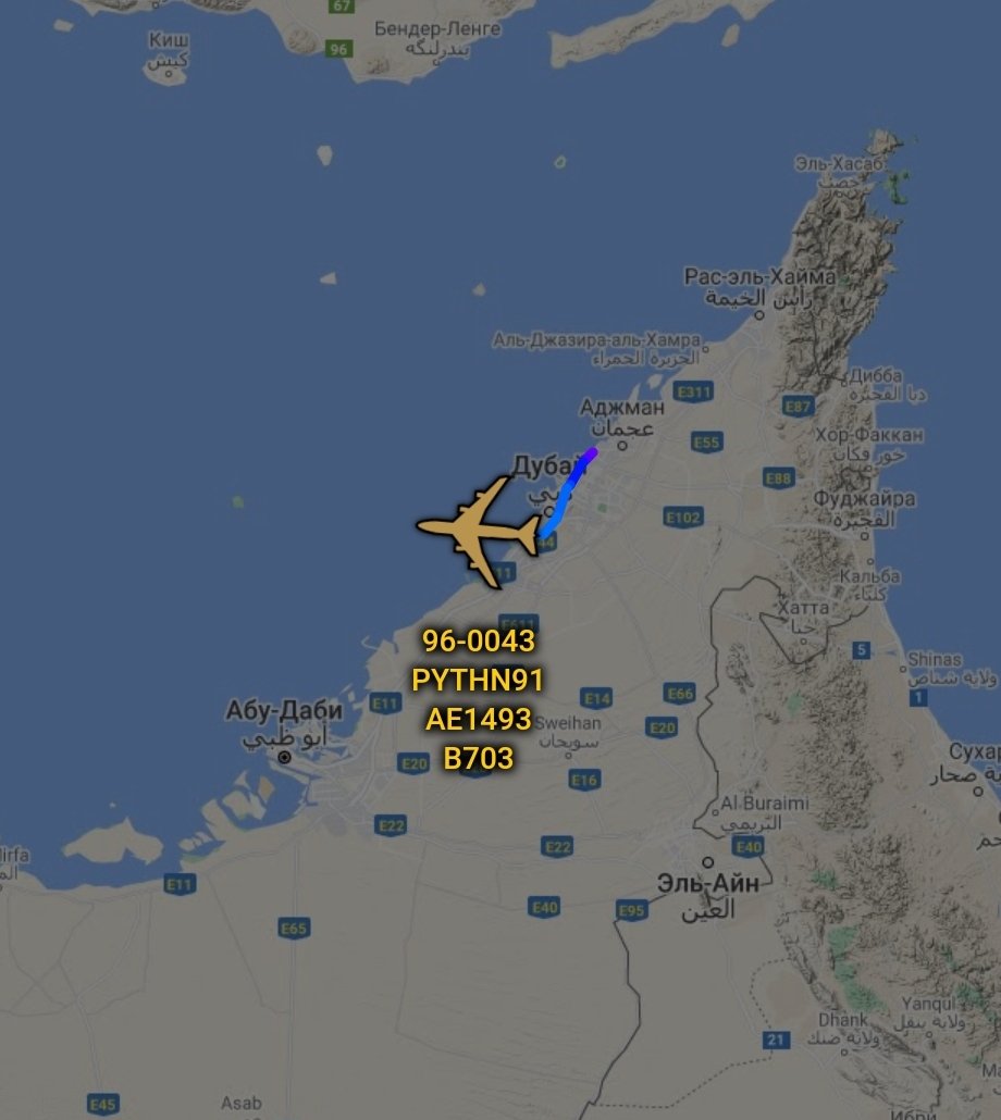 is_keelu's tweet photo. #USAF
Boeing E-8C #JSTARS 
Off the coast of the #UAE 

#PYTHN91 96-0043 https://t.co/Lf0G6ls5R3