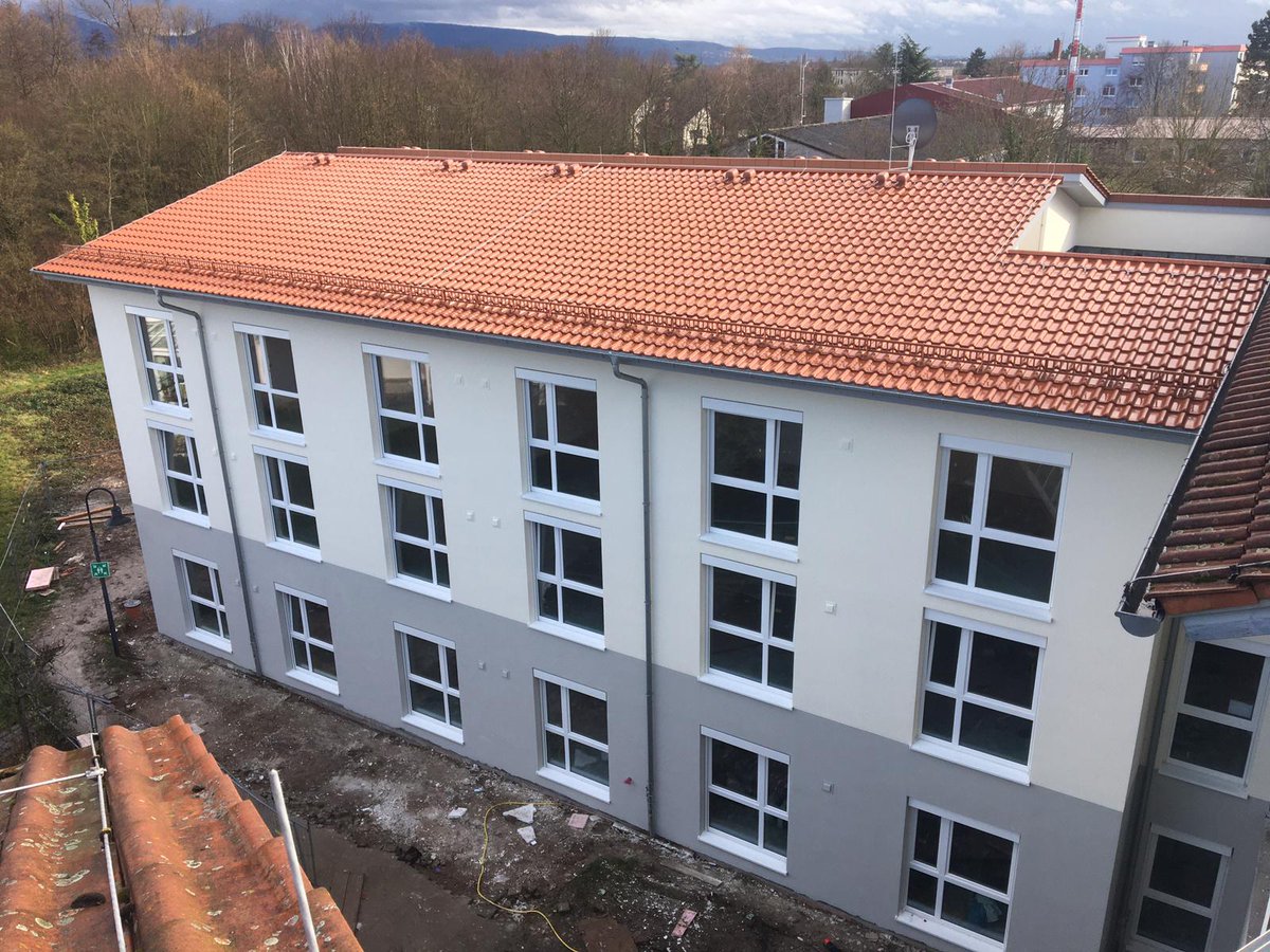 #Johanniter_Haus_Am_Waldpark_Ladenburg
Die Gerüste sind abgebaut