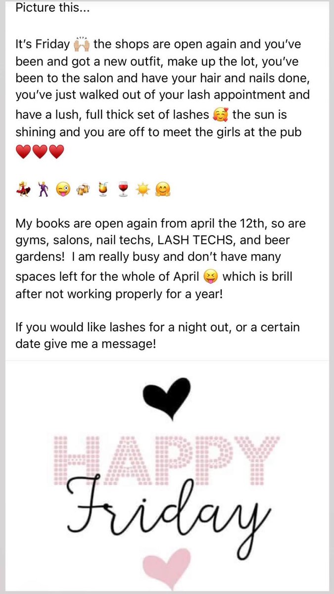 Absolutebeaut12's tweet photo. #Lashaddict #lashtechshrewsbury #booknow #absolutebeautyshrewsbury #shrewsburylashaddict #lashsalon #friday @Absolutebeaut12 https://t.co/X31ROjMOd5