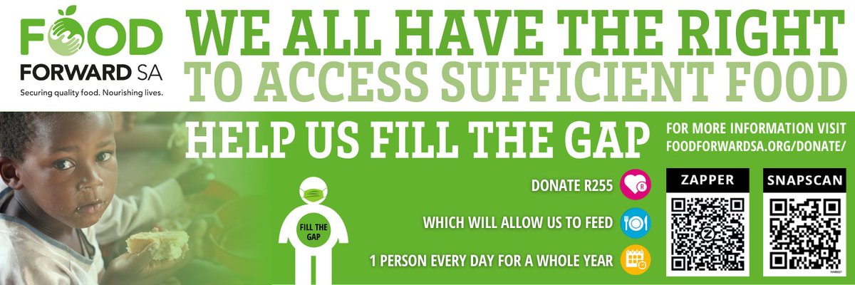 You can #help those who find it difficult to realise their #humanright of access to sufficient #food. Donate to FoodForward SA: bit.ly/FFSA_Donate #sharesouthafrica #humanrightsday2021 #foodforwardsa #endhunger #zerohunger #servinghope #fillthegap
