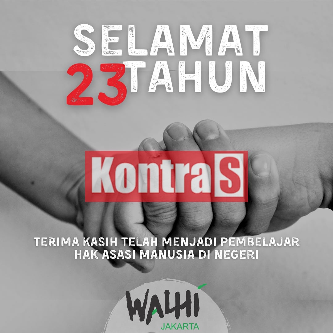 Karena Hak atas Lingkungan Hidup yang Baik dan Sehat adalah Hak Asasi Manusia

Selamat 23 Tahun Min <a href="/KontraS/">KontraS</a> dan segenap keluarga besar #HumanLovesHuman