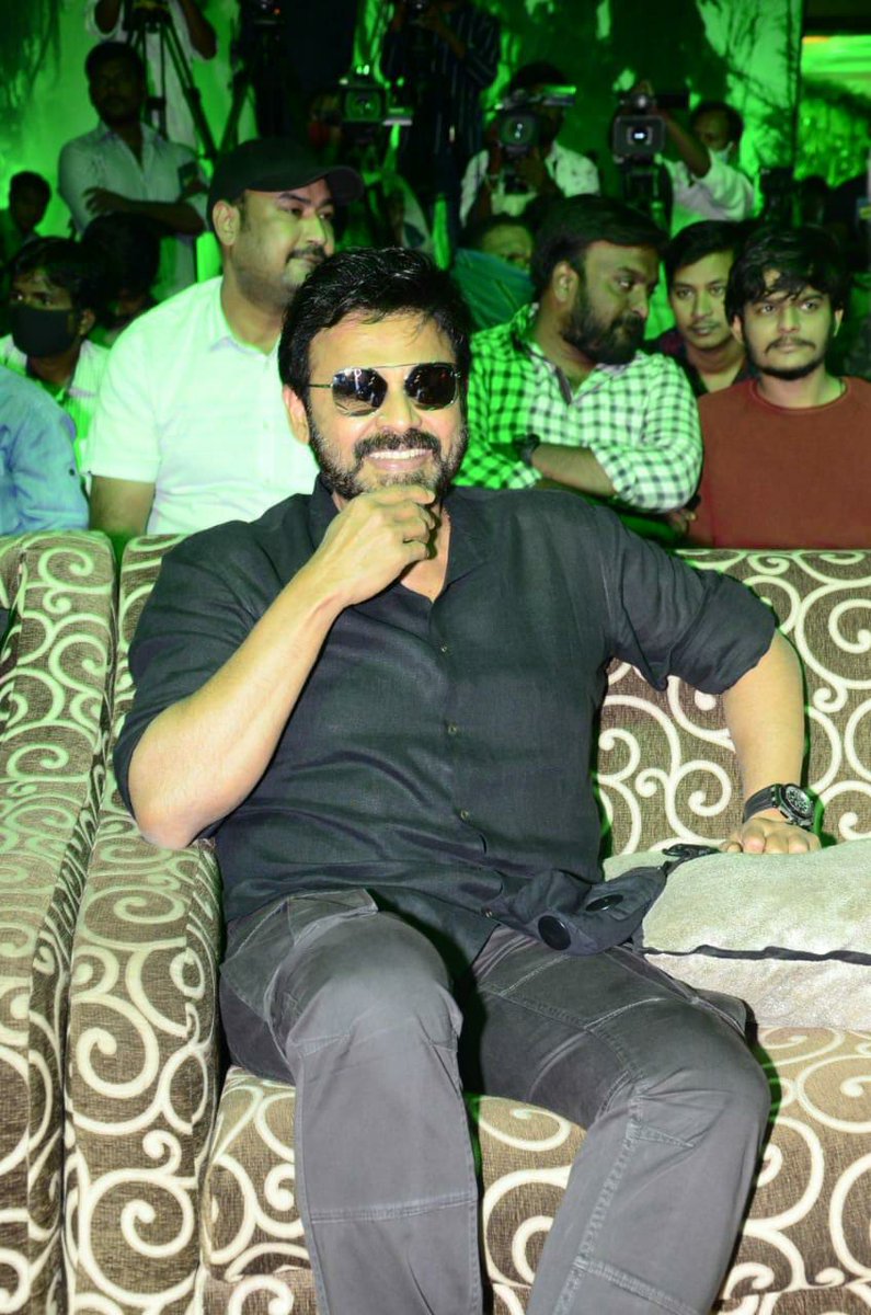 tolly_report's tweet photo. Victory @VenkyMama from the Pre Release of #Aranya

#AranyaOnMarch26th https://t.co/KlVT3l4AFB