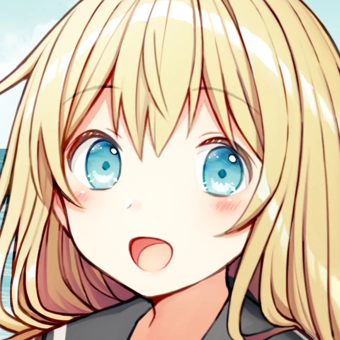 まいかちゃんと海 