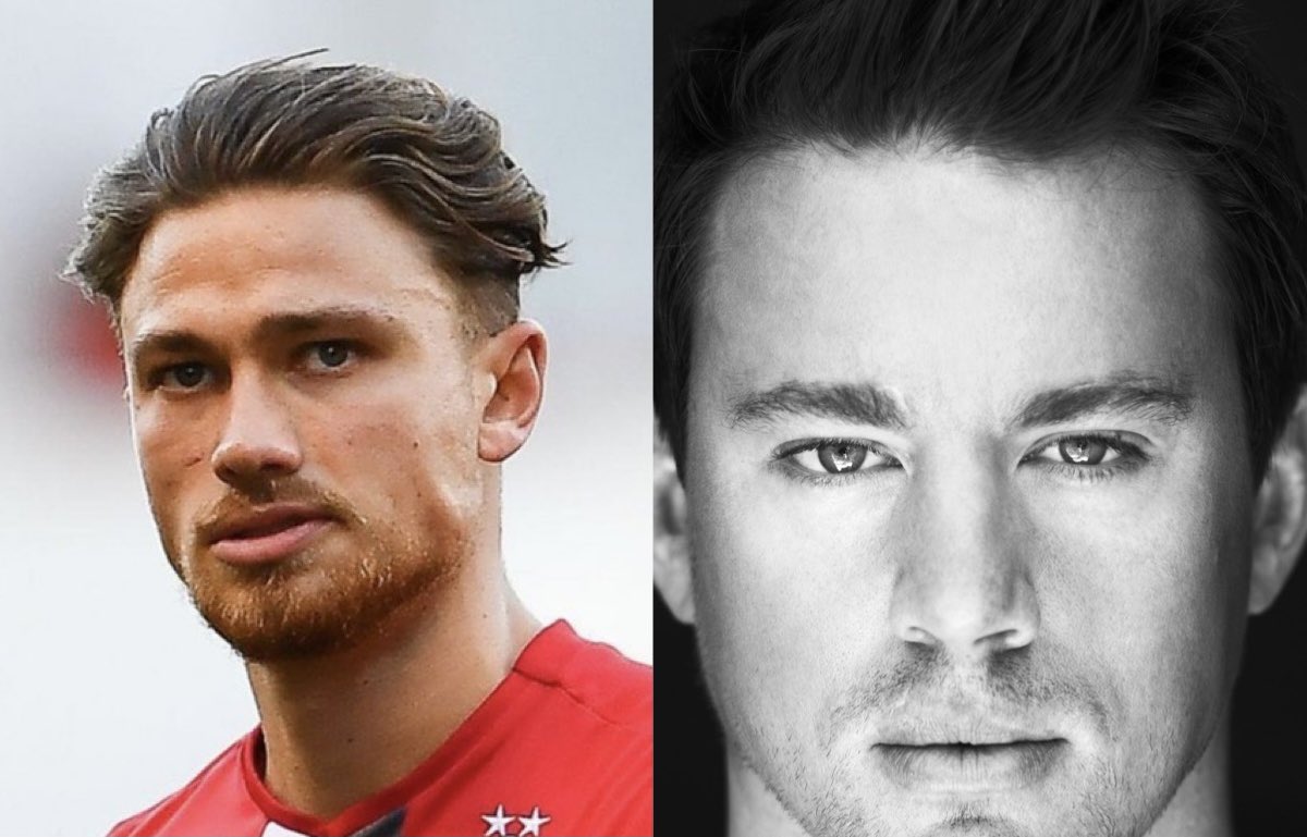 Footballersloo1's tweet photo. Matty Cash 🏴󠁧󠁢󠁥󠁮󠁧󠁿, 23
Channing Tatum 🇺🇸, 40 https://t.co/bGQWwLWknI
