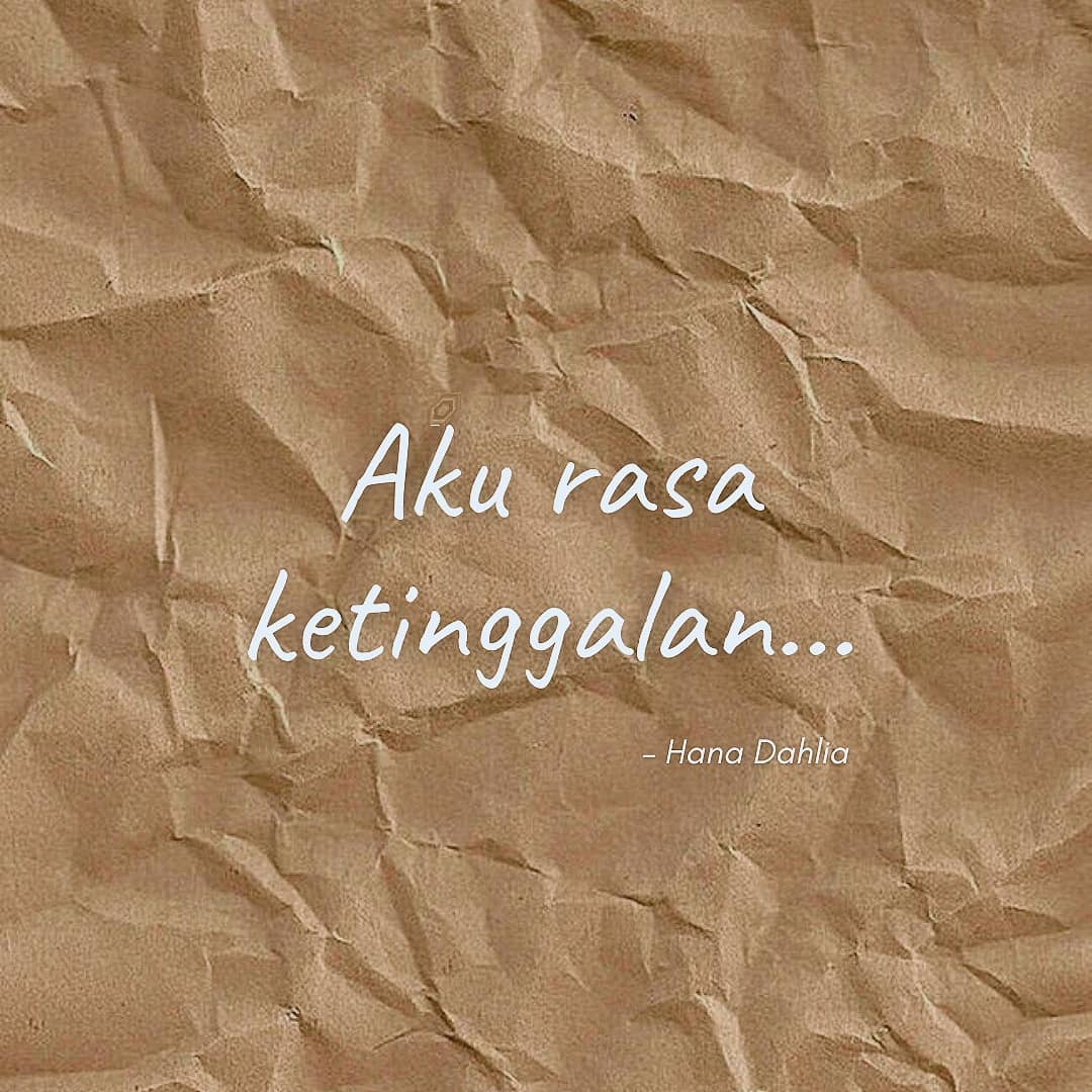 hanadahlia_'s tweet photo. "Aku rasa ketinggalan..."

Sahabat, hidup adalah perjalanan. Maka berhentilah membanding beza posisi diri dengan yang lain – seolah ia adalah satu perlumbaan. https://t.co/d5NJgYcrKG