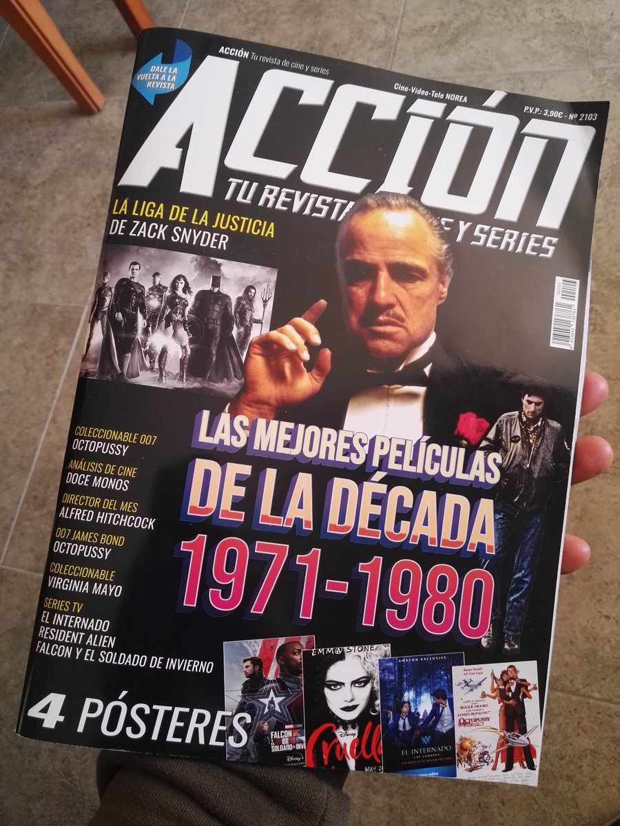 Años sin faltar a la cita. Momento de relax y buena lectura 
<a href="/AccionCine/">Revista ACCIÓN Cine-Series</a> <a href="/MiguelJuanPayan/">Miguel Juan Payán</a> <a href="/JesusUsero/">Jesús Usero</a> <a href="/Hector_Accion/">Héctor Alonso</a>