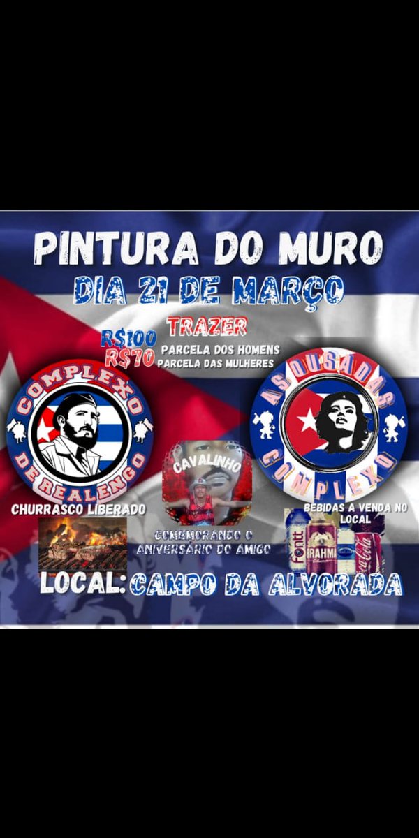 cdr2013realengo's tweet photo. É HOJE!!!! https://t.co/FEq2f8bqhy