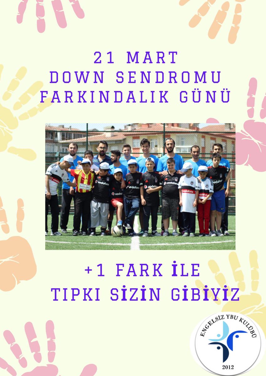 Gerçek dostlar kromozom saymaz. Çünkü down sendromu 1 eksiklik değil +1 fazlalıktır 🤟
#21MartDownSendromuFarkındalıkGuenue
