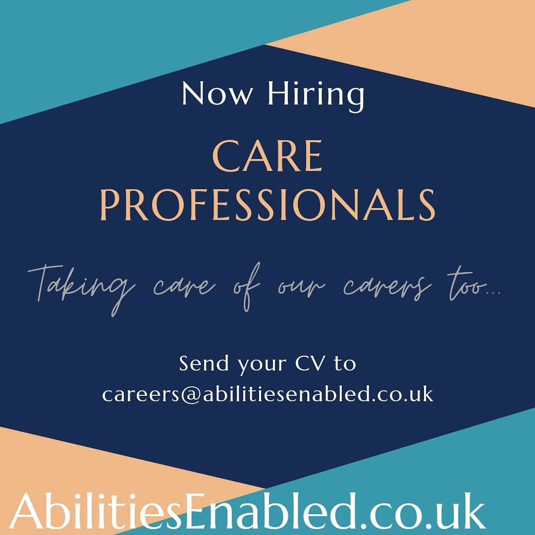 UKcarers's tweet photo. We are HIRING! We are always excited to speak with care professionals looking to be able to make a difference. 
We offer lots of incentives and perks for our team.  Why not drop us a line?
careers@abilitiesenabled.co.uk
#hiring #stafford #staffordshire #careagency #mentalhealth https://t.co/NUAqvZENx1