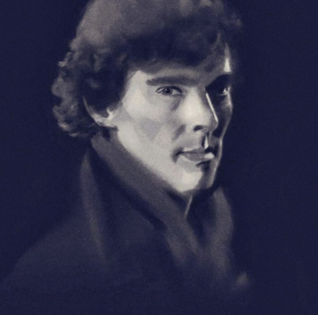 badgewolfmerch's tweet photo. Rummaging around at some old artwork and completely forgot about these. I still maintain Benedict Cumberbatch reminds me of a Siamese cat negotiating a wasp. https://t.co/FP7NpcLQCO
