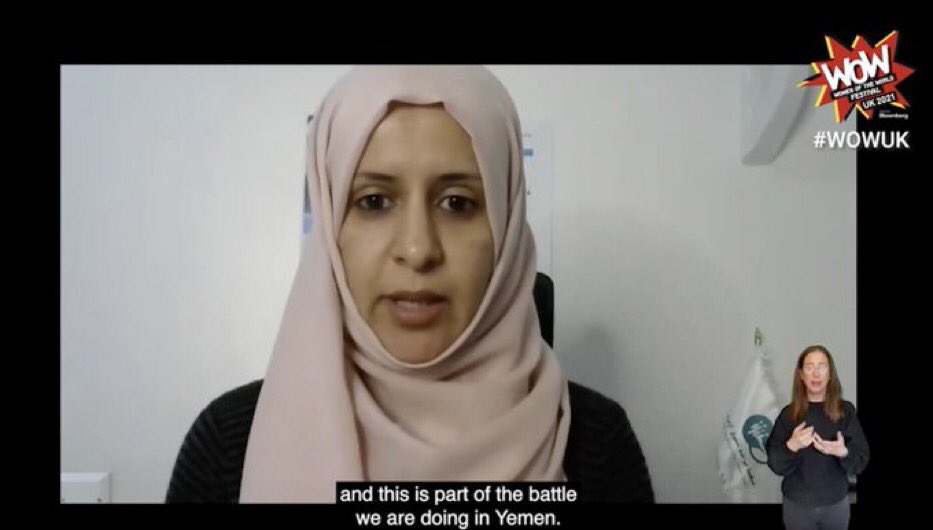 RawinWar's tweet photo. At a moving &amp; powerful event by @RawinWar at @WOWisGlobal Yemeni activist @RAlmutawakel was presented #AnnaPolitkovskayaAward for her bravery by @NobelPrize winner @SvetlanaAlexievich @AlexCrawfordSky @ElenaKudimova @KatzarovaM @Gulalai_Ismail To watch: https://t.co/vvl77a58Iy https://t.co/HQM4lgAaQZ