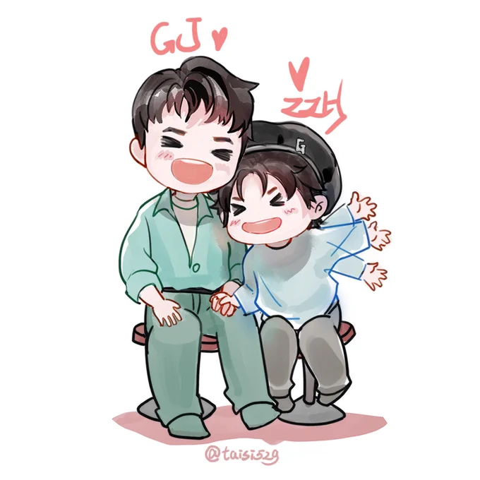 有你在就超开心呀!╰(*°▽°*)╯#山河令 #龚俊simon #张哲瀚 
要被这对儿甜死了。。。。然而并不会画Q版 