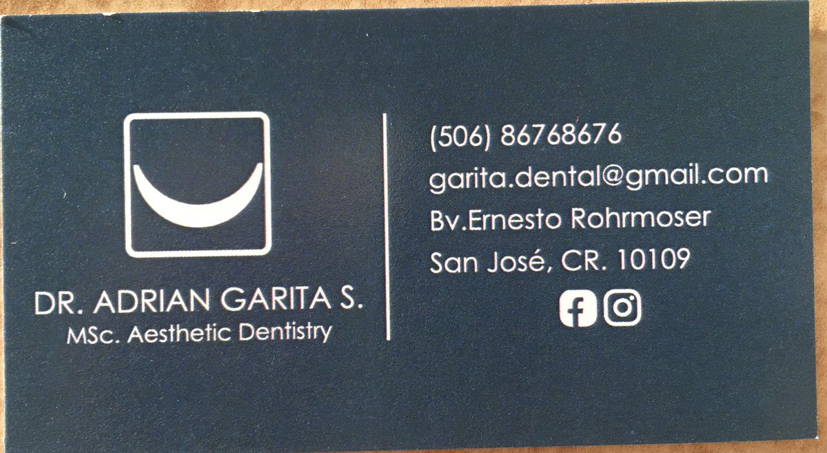 VeronikaMarenco's tweet photo. Visiting #CostaRica? Travel &amp; Visit @adrian_dentist! Medical Tourism at its best. #dentalcare matters #SmilesMatter Experience #puravida Costa Rica with Dr. Garita @CLINICABIBLICA too! https://t.co/ua8ACK1IZ7