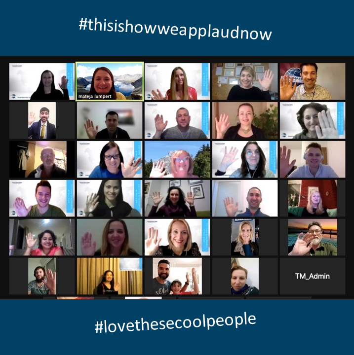 TmSarajevo's tweet photo. #Slovenia🇸🇮, you really know how to pack it in and somehow keep it light and fun and educational all at the same time😊. Your teamworking is literal #goals. Massive thanks for letting us🇧🇦 participate! We are so looking forward to seeing you in person – at your place or ours🥰 https://t.co/ptnHKg8EAC