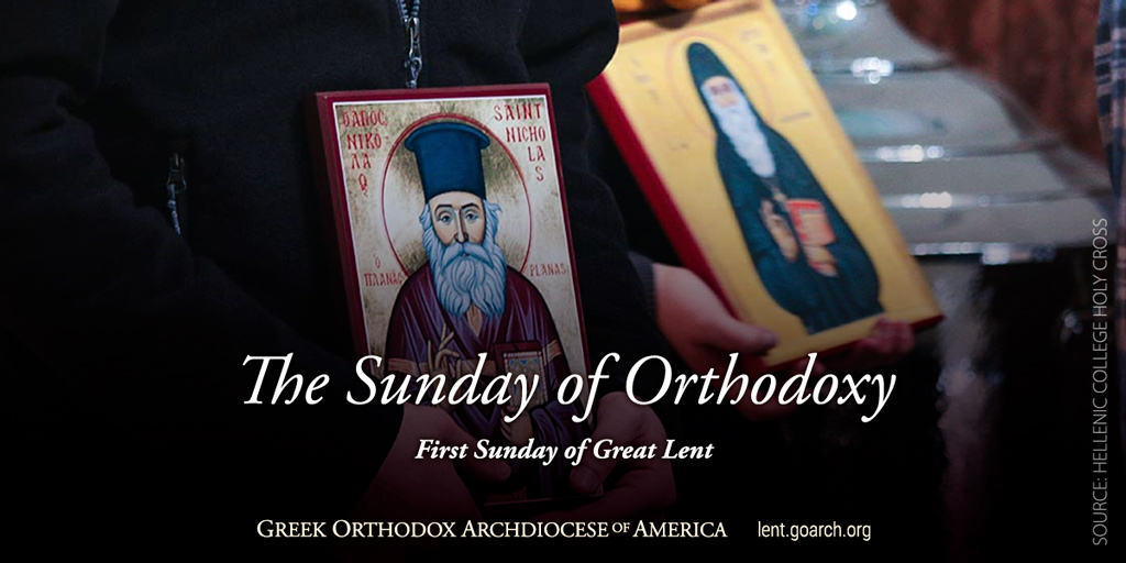 goarch's tweet photo. On this day, the first Sunday of Lent, we commemorate the restoration of the holy and venerable icons. https://t.co/uH2We7TBbG https://t.co/Ora3f8IcyV