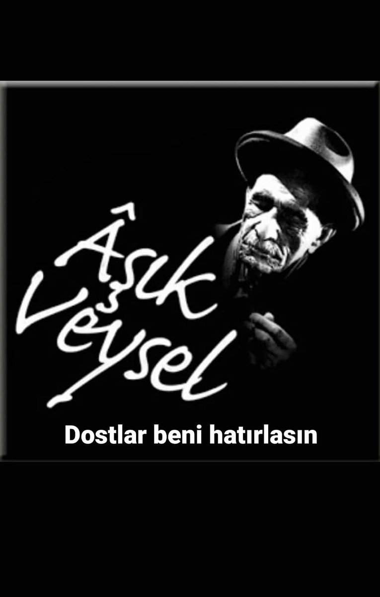 Türk müzik kültürünü el üstünde tutacak eserlerimle izindeyim üstadım...
#AsikVeysel #aşık #veysel