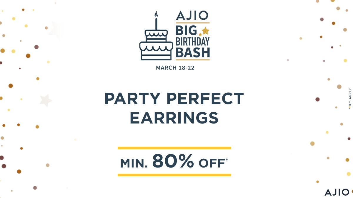 AJIO on X: Trendy earring styles to party it up in, from Zaveri