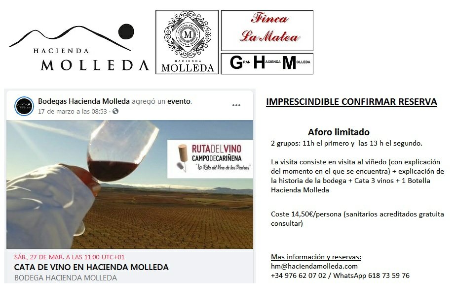 📝Vista con cata programada el próximo 27/03/21🌄🍷🍷🍷
Dos grupos. RESERVA IMPRESCINDIBLE
#enoturismoparasanitarios
#enoturismo #cariñena #Tosos
<a href="/RVCAMPOCARINENA/">RVCAMPOCARIÑENA</a>