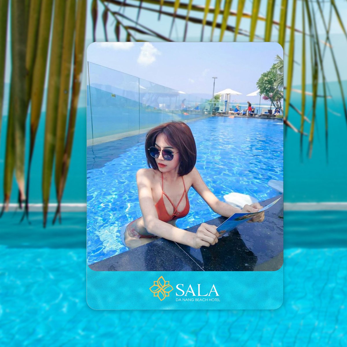 SalaBeach's tweet photo. 💦 Imagine soaking in the coolest rooftop Sala’s infinity pool and gazing down fluttering and majestic My Khe beach and Son Tra Peninsula from 25 levels above with tasty drinks at Pool Bar are the most delightful activities to get memorable moments together. https://t.co/nr1DYfmg2P