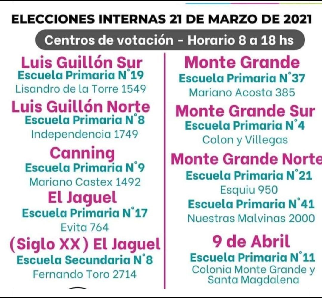 JxCAMBA's tweet photo. #AdelanteBuenosAires #UCR #UCRBuenosAires #VotaParaAdelante tomate un rato y en #EstebanEcheverría vení a votar ! https://t.co/JwReMS5wd3