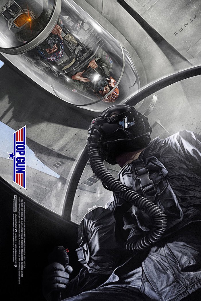 action_returns's tweet photo. Here’s some artwork for Top Gun. #TheActionReturns #THRPodcastNetwork #Action #ActionMovies #ActionFilms #ActionTV #ActionSeries #ActionMoviePodcast #TopGun #TomCruise #TonyScott #DaveMerrell https://t.co/E0ZsLClEHl
