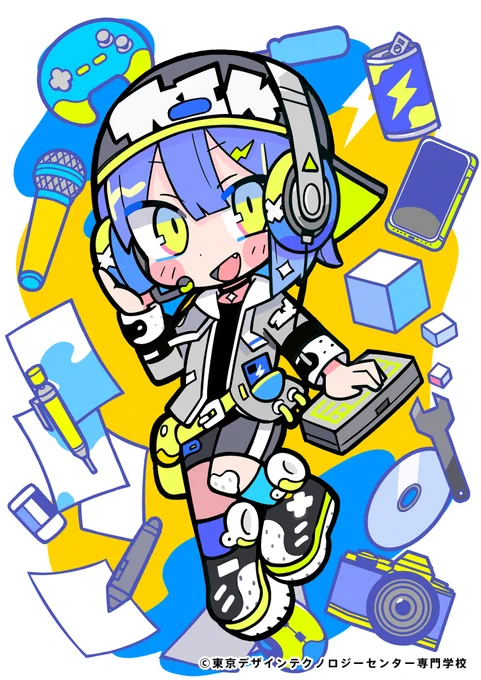 東京デザインテクノロジーセンター専門学校さまのイラスト講座に描き下させて頂いたイラストです?
本日は会場・配信にお越しいただいた方、誠にありがとうございました?‍♀️ 