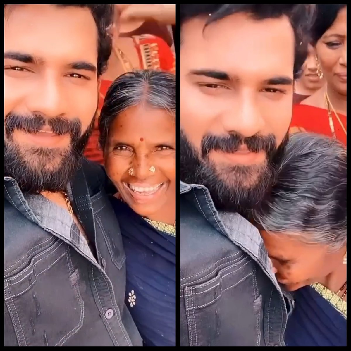 Ak_heidi's tweet photo. Gangavva with her manavadu Akhiluuu ❤️🧿
#AkhilSarthak
#Gangavva 
#Akhilians
 @akhilsarthak17 
@GangavvaMilkuri https://t.co/Z3MBeZdAaX
