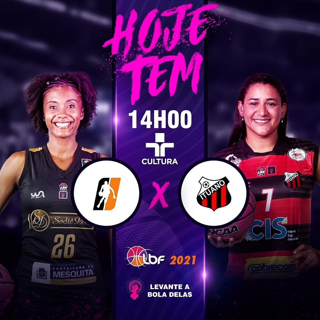 HOJE TEM! 18H, SODIÊ MESQUITA x ITUANO BASQUETE