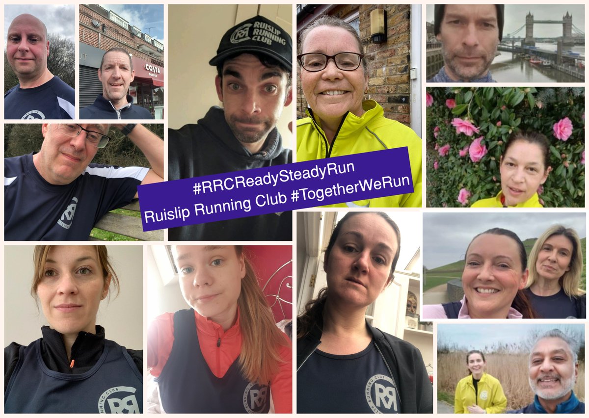 ruisliprc's tweet photo. Well into our third week of our team running challenge. 1584km notched up so far this week which has seen 74 of us get out there for a run this week.  Here are a selection of selfies from this weekend - Well done RRC runners! https://t.co/dGZCE06huY