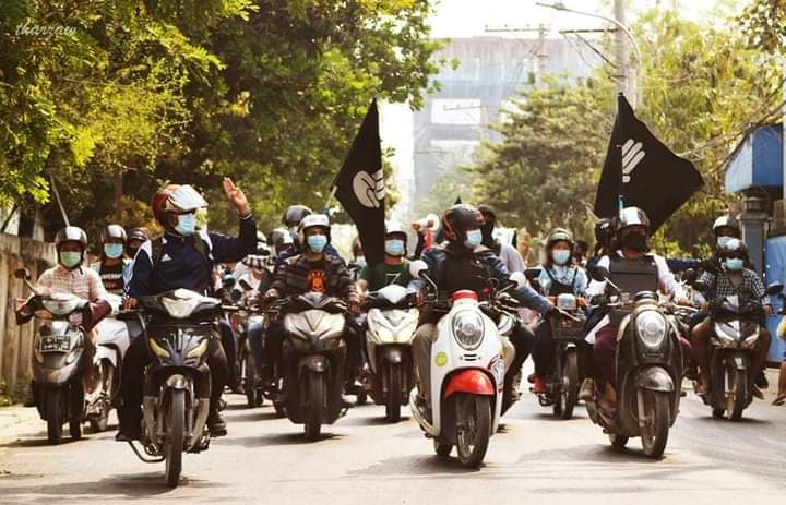 B851997's tweet photo. Today Myanmar: Mandalay
FREEDOM OF SPEECH

#WhatsHappeningInMyanmar
#Mar21Coup https://t.co/0C5mxIIuxt
