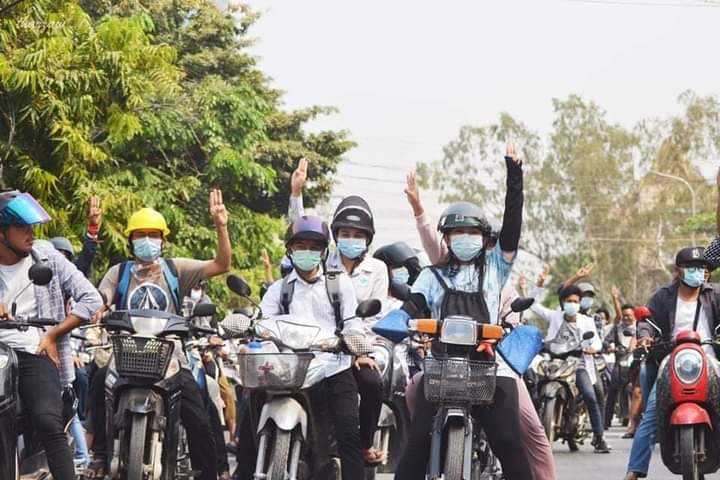 B851997's tweet photo. Today Myanmar: Mandalay
FREEDOM OF SPEECH

#WhatsHappeningInMyanmar
#Mar21Coup https://t.co/0C5mxIIuxt