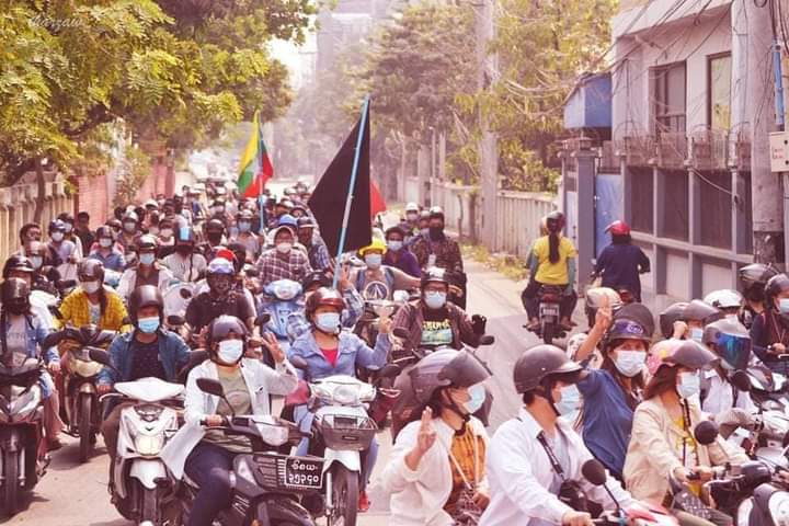 B851997's tweet photo. Today Myanmar: Mandalay
FREEDOM OF SPEECH

#WhatsHappeningInMyanmar
#Mar21Coup https://t.co/0C5mxIIuxt