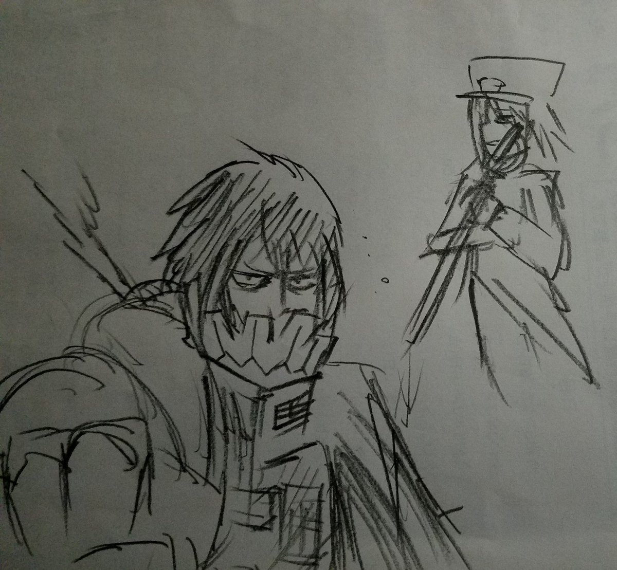 Ss Manga Diary 軍服の義手軍人とポーズを決める上官 わさもん 漫画イラストの漫画