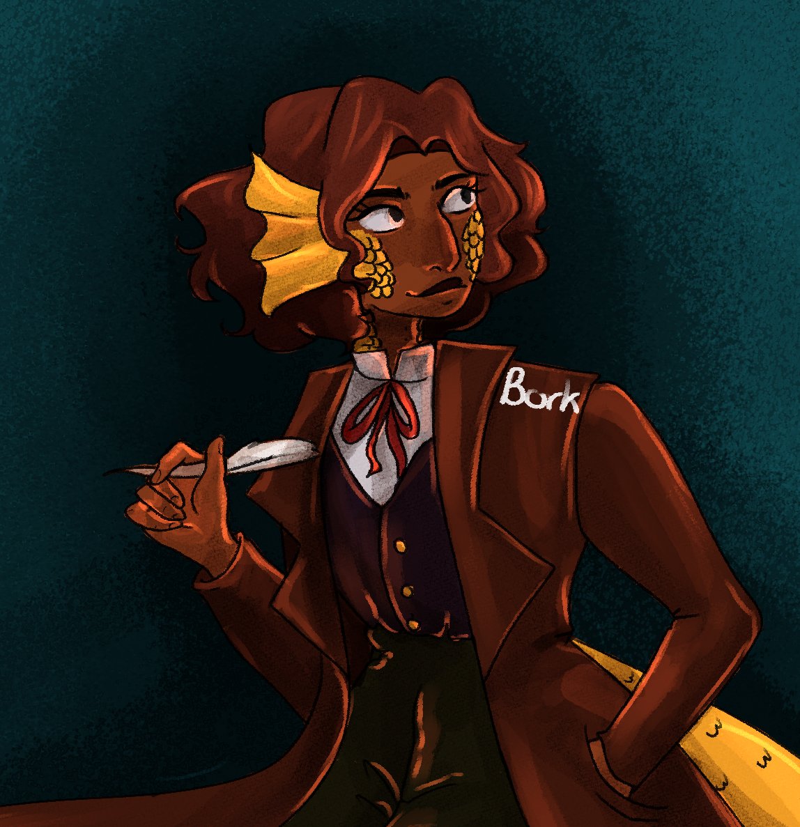 Daicins's tweet photo. ....Coucou
voici ub de mes OC favoris mais en plus jeune! 
Elle s'appelle Flann et une version un peu plus zoom
(A dans  6 mois pour le prochain dessin) https://t.co/GMZAzRr7l1