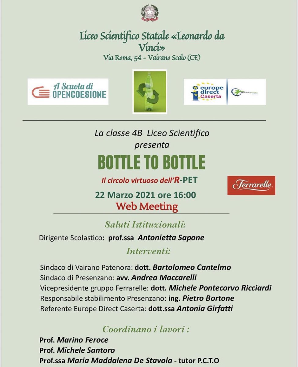 bottletobottle4's tweet photo. Ecco la locandina del convegno che il nostro team ha organizzato!#asoc2021 #bottletobottle https://t.co/9MUe9ssx7K