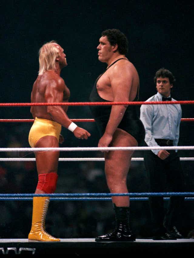 ColossusNick's tweet photo. It’s the final!  Who is your favourite? Vote for the one....the only 8th wonder of the world, ANDRE THE GIANT!!! #VoteAndre https://t.co/fTMDthOJCG