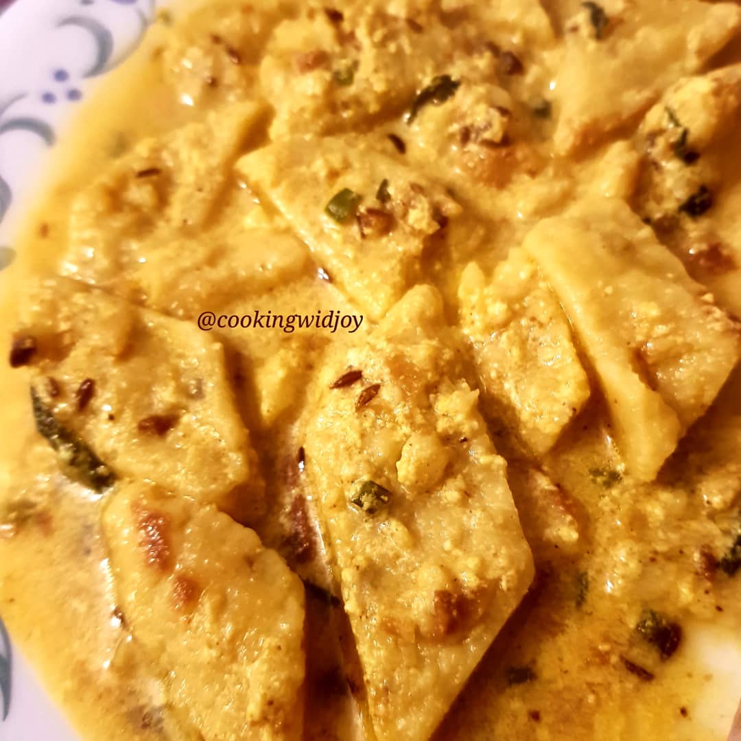 cookingwidjoy's tweet photo. Rajasthani Patod ki Sabji...made after ages...super delicious and soulful😋😋
Recipe https://t.co/UaqcnEyLl0
#rajasthani #rajasthanifood #rajasthanicuisine #patod #rajasthanicurry #besan #chickpeaflour #foodie #foodblogger #londonblogger #noonion #nogarlic #vegetarian #food https://t.co/TMbgazHAzx