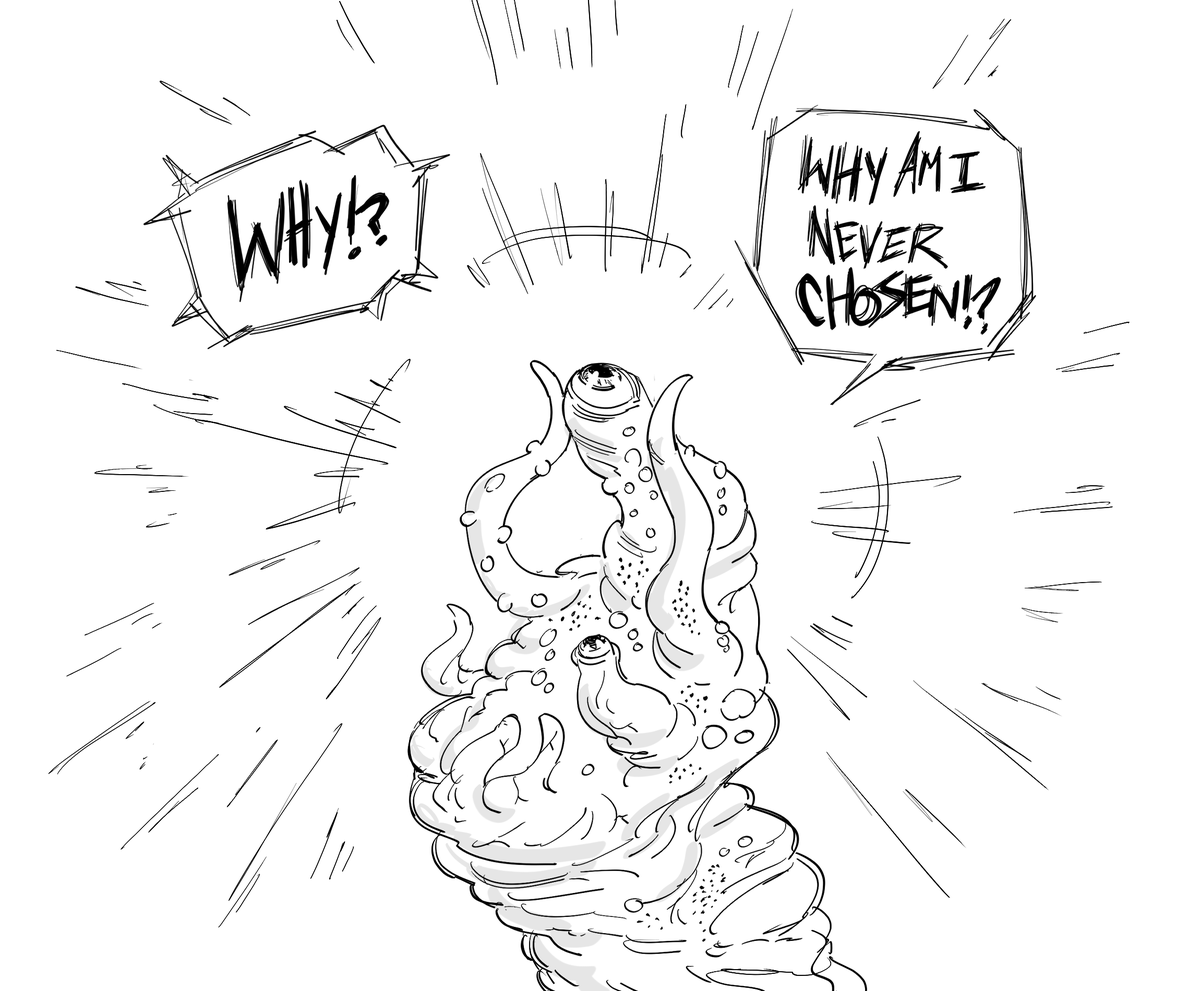 baalbuddy's tweet photo. Patreon request: Warlock related stuff

This one has been sitting in my "drawing ideas" text file for 2 years, from back when I spent my work breaks reading up on 5e classes. https://t.co/HFneMPoZ6e