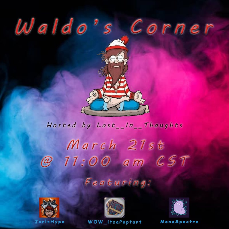 Can't wait to see you all there today! We have plenty of stories to tell #twitch #TwitchStreamers #twitchaffiliate #lurkforce #community #420community #supportsmallstreamer