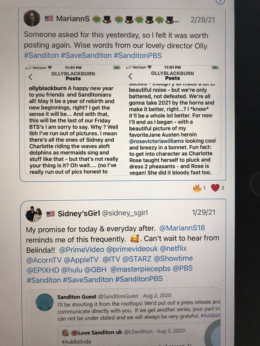 MariannS18's tweet photo. We need another positivity thread! #Sanditon #SaveSanditon #SanditonPBS  Love to all! ❤️ https://t.co/I6yJlIt2pb