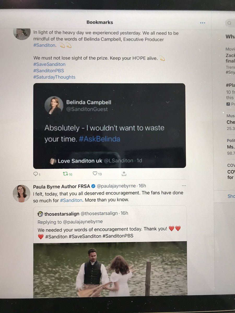 MariannS18's tweet photo. We need another positivity thread! #Sanditon #SaveSanditon #SanditonPBS  Love to all! ❤️ https://t.co/I6yJlIt2pb