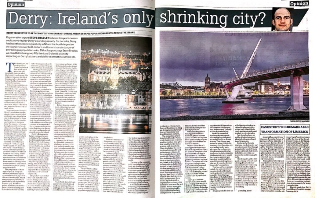bradley_steve's tweet photo. Today is Census Day. If you live in #Derry, PLEASE ensure you fill out your form. We're the only city in Ireland predicted to face a declining population - which would affect funding, services etc. Essential that accurate picture given of city's population
https://t.co/sGvin1cqUx https://t.co/R0ANkwvIQn