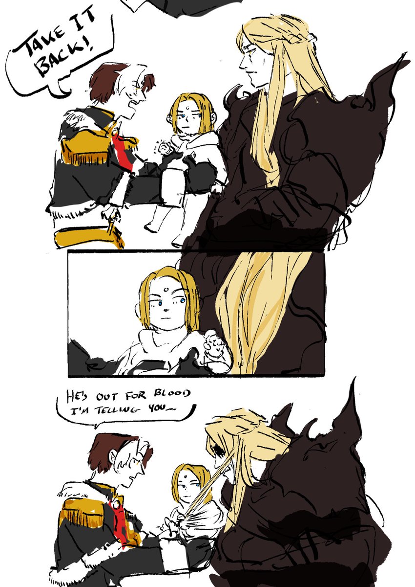 ritostime's tweet photo. This is how I imagine a toddler zenos to be https://t.co/bf7HdHhZAv