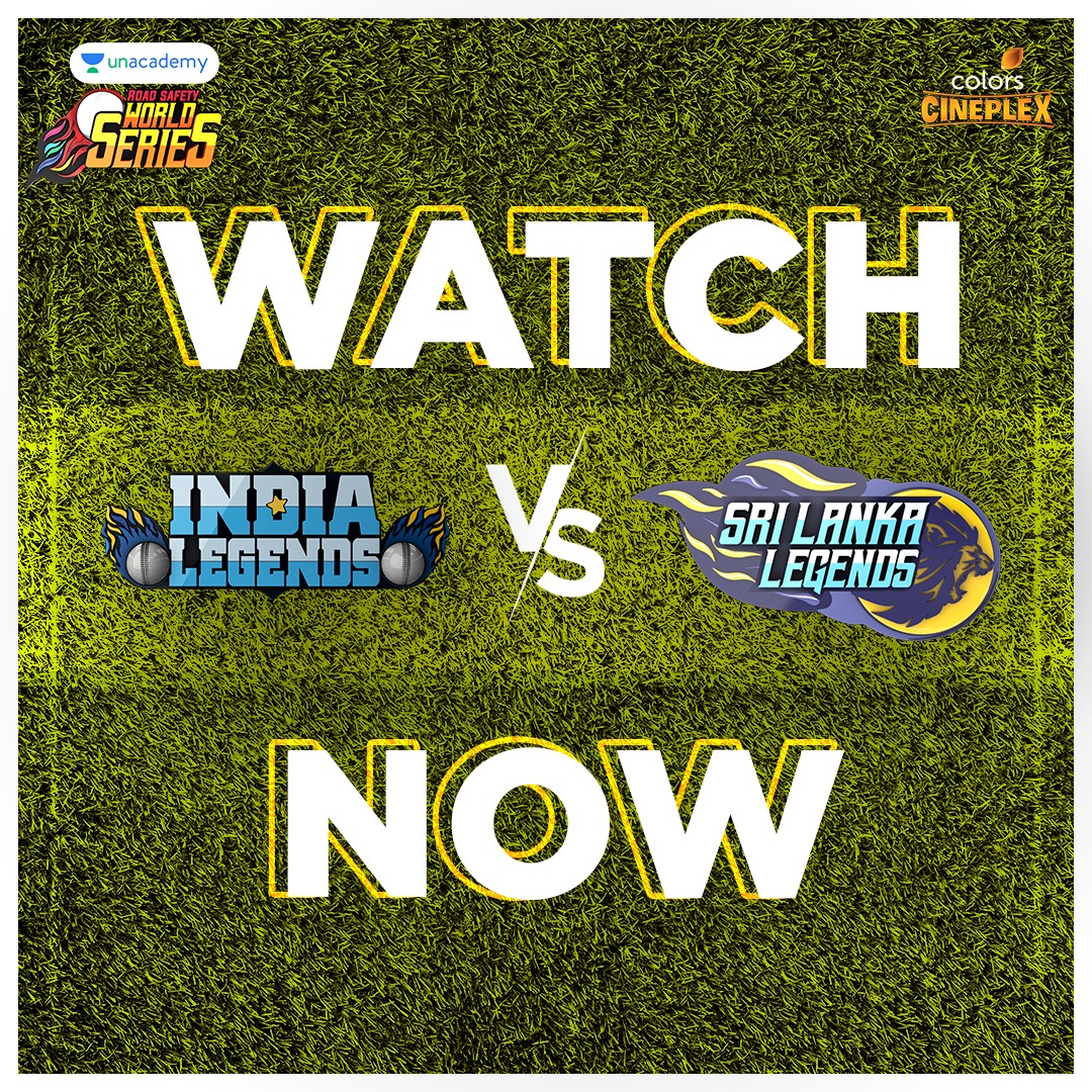 Colors_Cineplex's tweet photo. The wait is over of the ultimate cricket battle!
Tune-in now, to the final match of @unacademy @RSWorldSeries between @IndiaLegends1 and @SrilankaLegends today at 7pm only on #ColorsCineplex, #RishteyCineplex and for free on @justvoot! https://t.co/q2hZfT3eox