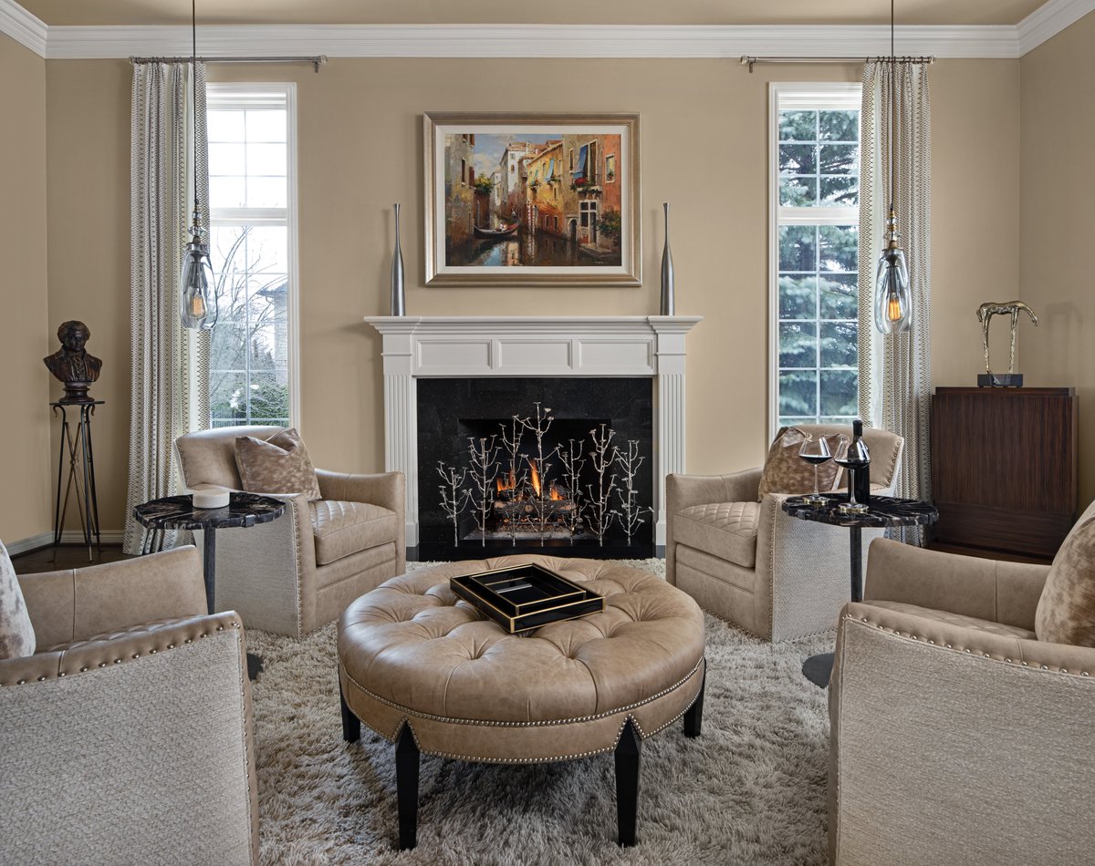 Forandesign's tweet image. This was a little used living room that was turn into the favorite room in the house (wine lounge).