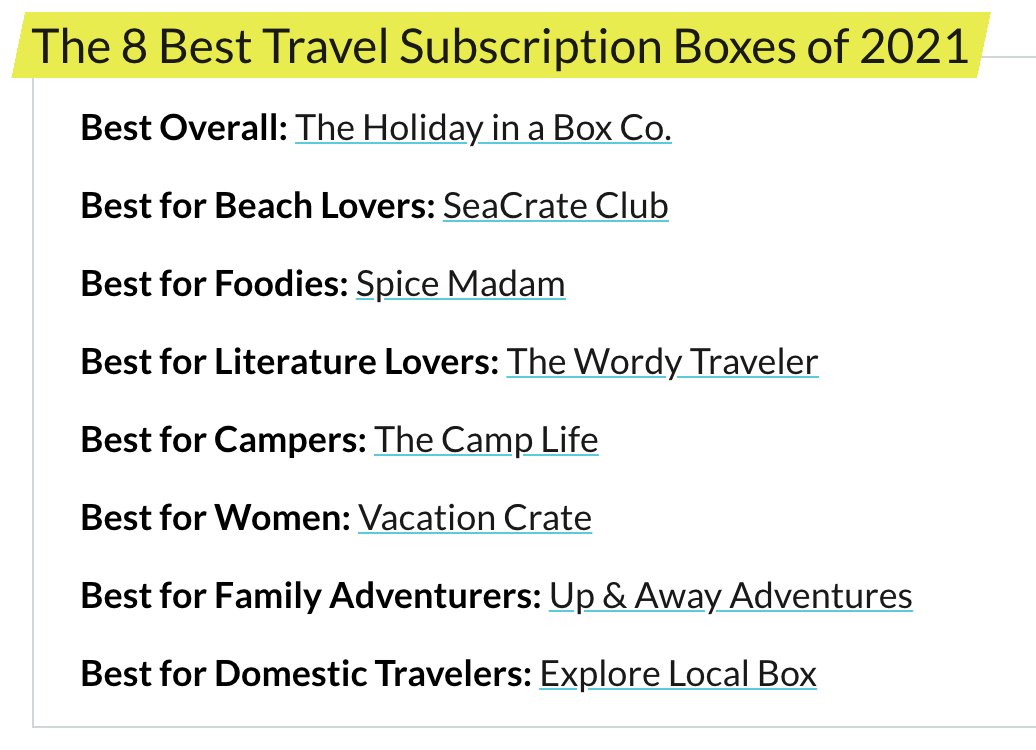 up_adventures's tweet photo. WOAH!! What an honor! 

TripSavvy nominated us as "Best Subscription Box for Family Adventurers." This is fantastic! 🌎

https://t.co/8MHcax3oq6...

#upandawayadventures #tripsavvy #bestsubscriptionbox2021 #familyadventures #subscriptionbox https://t.co/LeOcflZHlr