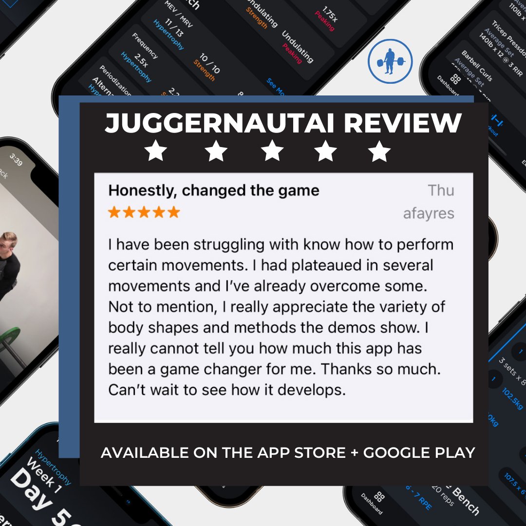 jgrnauttraining's tweet photo. ⭐️JUGGERNAUTAI REVIEW ⭐️
_
Real 5 star reviews by real AI users!
_
Not convinced? Check out the #juggernautai #Chadbot hashtag and see the thousands of PRs for yourself!_
_
What are you waiting for? JuggernautAI available on the App Store and Google Play. https://t.co/dQTRB6JzYa