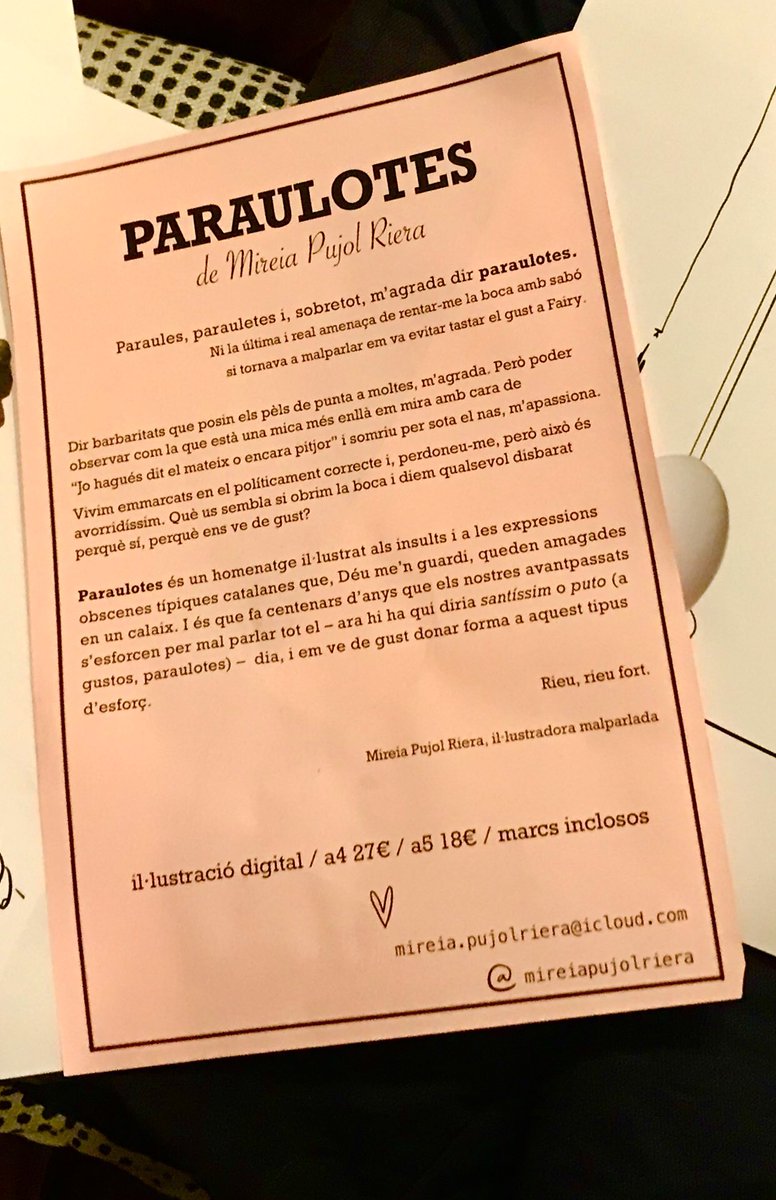 IllaTresor's tweet photo. Aquesta tarda a les 18:30h, tindrem a la il.lustradora Mireia Pujol Riera, presentant-nos PARAULOTES a L’illa del Tresor, us hi esperem!
Exposició i venda, del 16 al 31 de març a @IllaTresor
#lilladeltresor #premiademar
#exposició #mireiapujolriera
#paraulotes #ilustracions https://t.co/dIHLiKTZRK