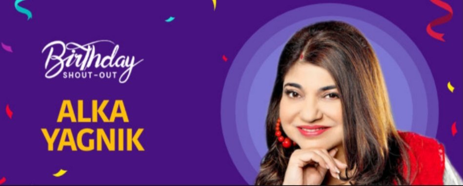 Happy birthday alka yagnik ji 