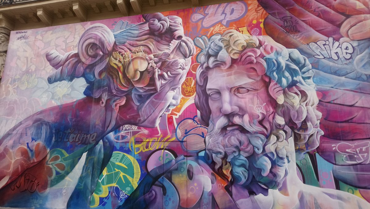 oungawa's tweet photo. #PICHIAVO #Boulinier #SaintMichel #StreetArt #urbanart #peinturederue #artderue #artederua #artecallero #callejero #muralismo #spraypaint #fresque #huge #giant #mural #graffiti #Paris #paintedcities #wallart #muralart #muralpainting #wall #wallpainting https://t.co/MW4qFEA1GO